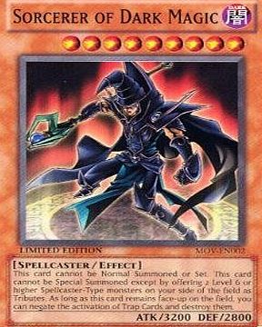 YuGIOH  GX Sorcerer of Dark Magic MOV-EN002 Promo Card [Toy]